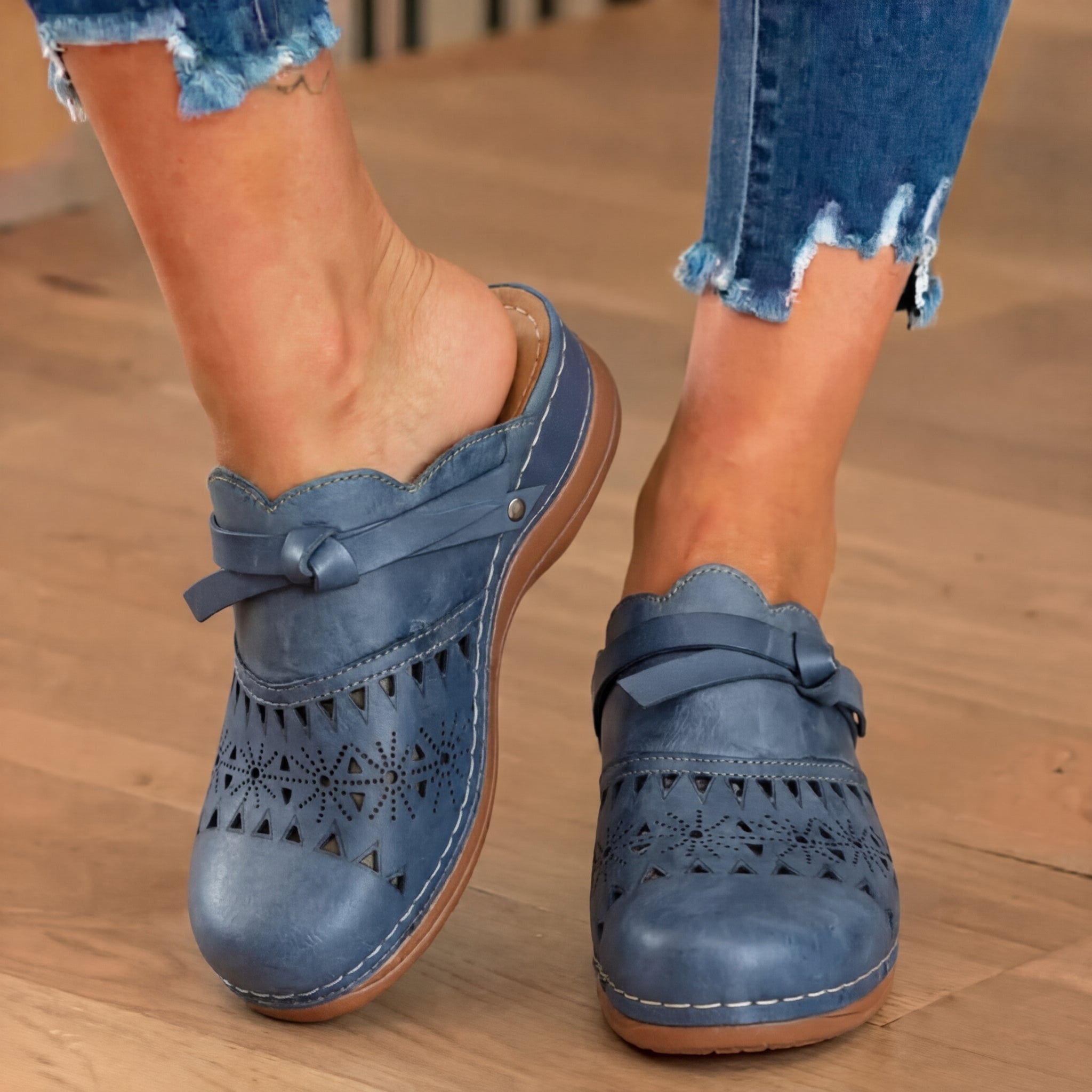 Klassische orthopädische Sandalen mit zeitlosem Stil