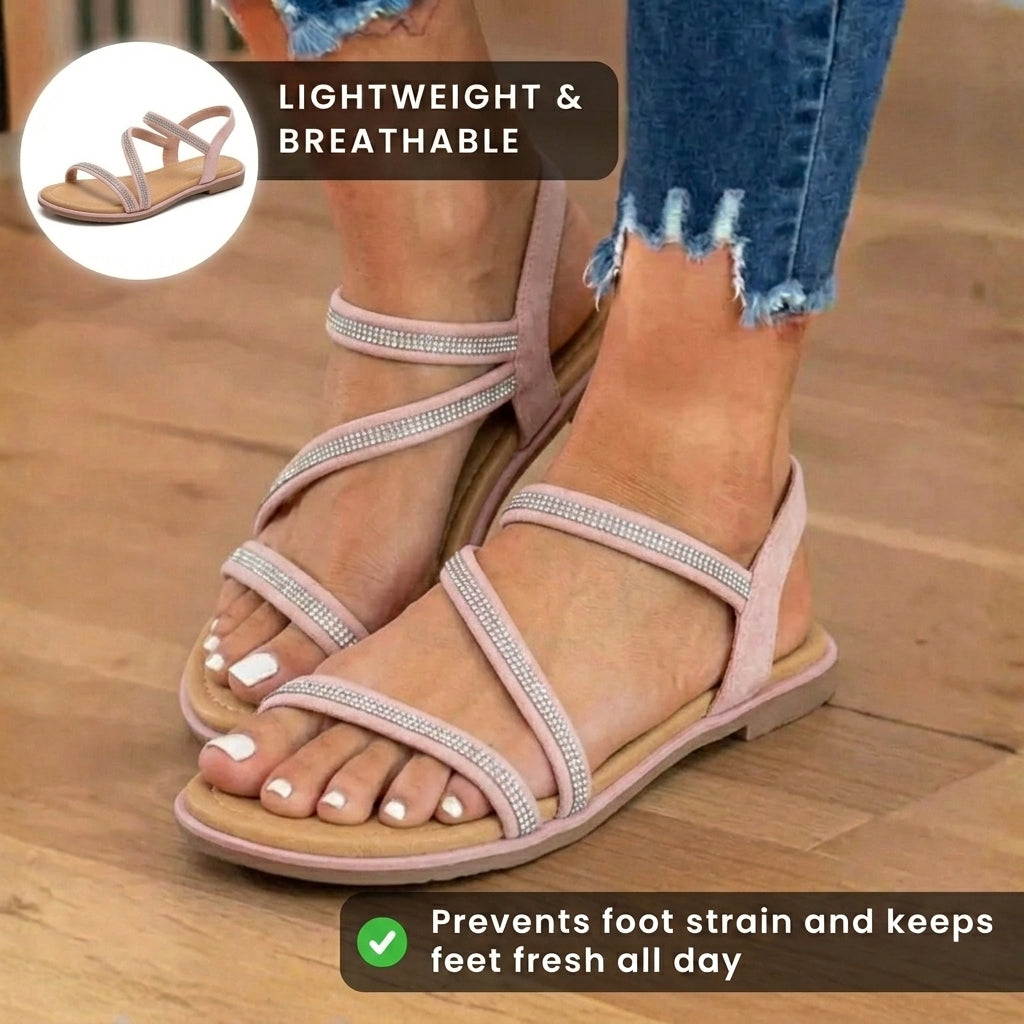 Klassische Orthopädische Sandalen mit zeitlosem Stil