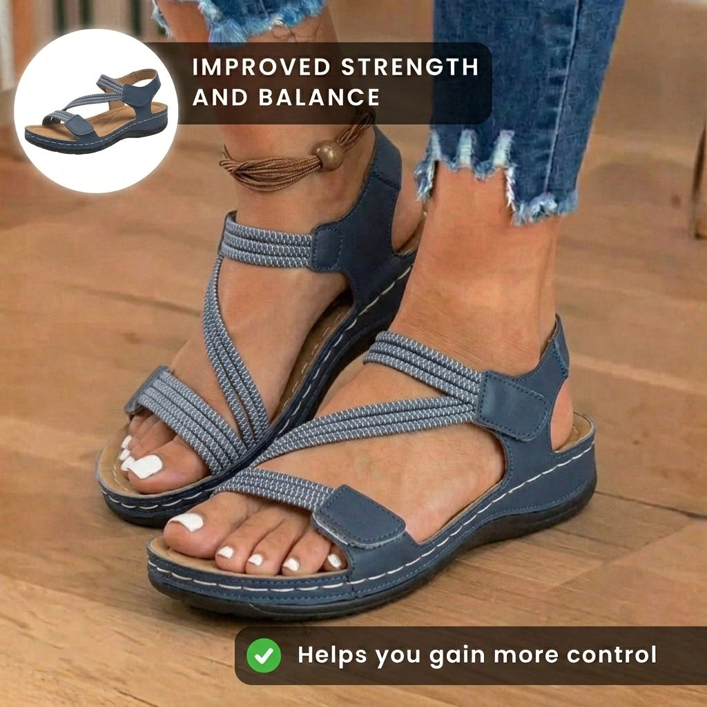 Klassische Orthopädische Sandalen mit zeitlosem Stil