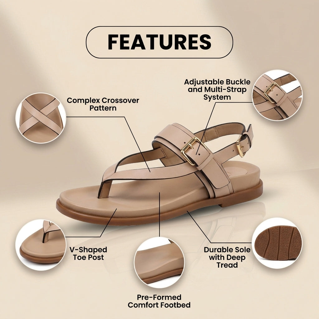 Wunderbar gefertigte orthopädische Sandalen