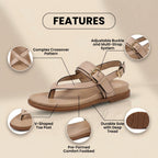 Wunderbar gefertigte orthopädische Sandalen