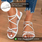 Anmutige orthopädische Sandalen für modernen Look
