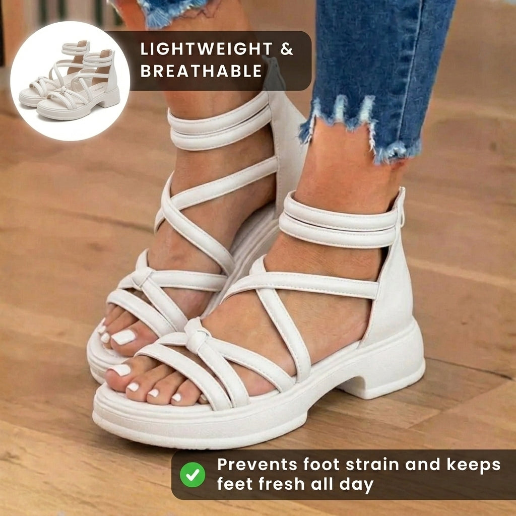 Klassische orthopädische Sandalen mit zeitlosem Stil