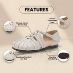 Vintage inspirierte Orthopädische Sandalen