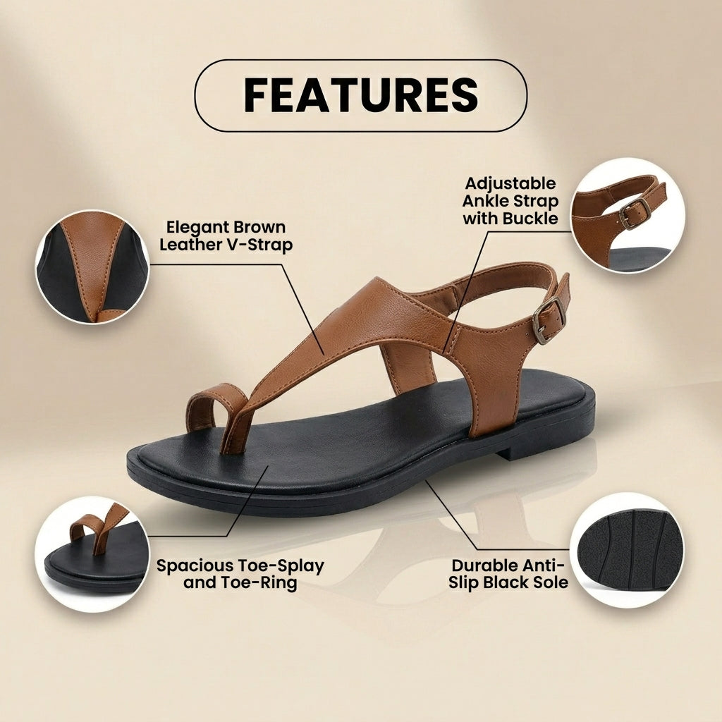 Bequeme orthopädische Sandalen für den täglichen Gebrauch