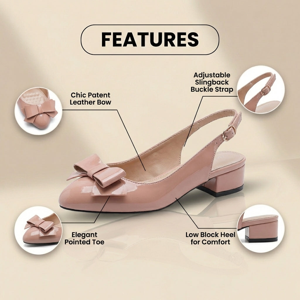 Anmutige Orthopädische Absatzschuhe für modernen Look
