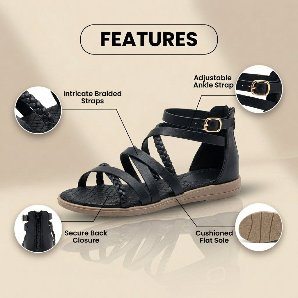 Anmutige Orthopädische Sandalen für modernen Look