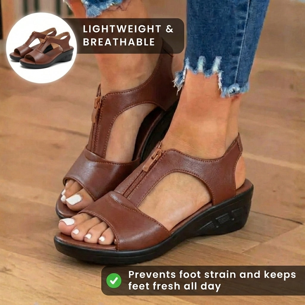 Wunderschön gefertigte orthopädische Sandalen