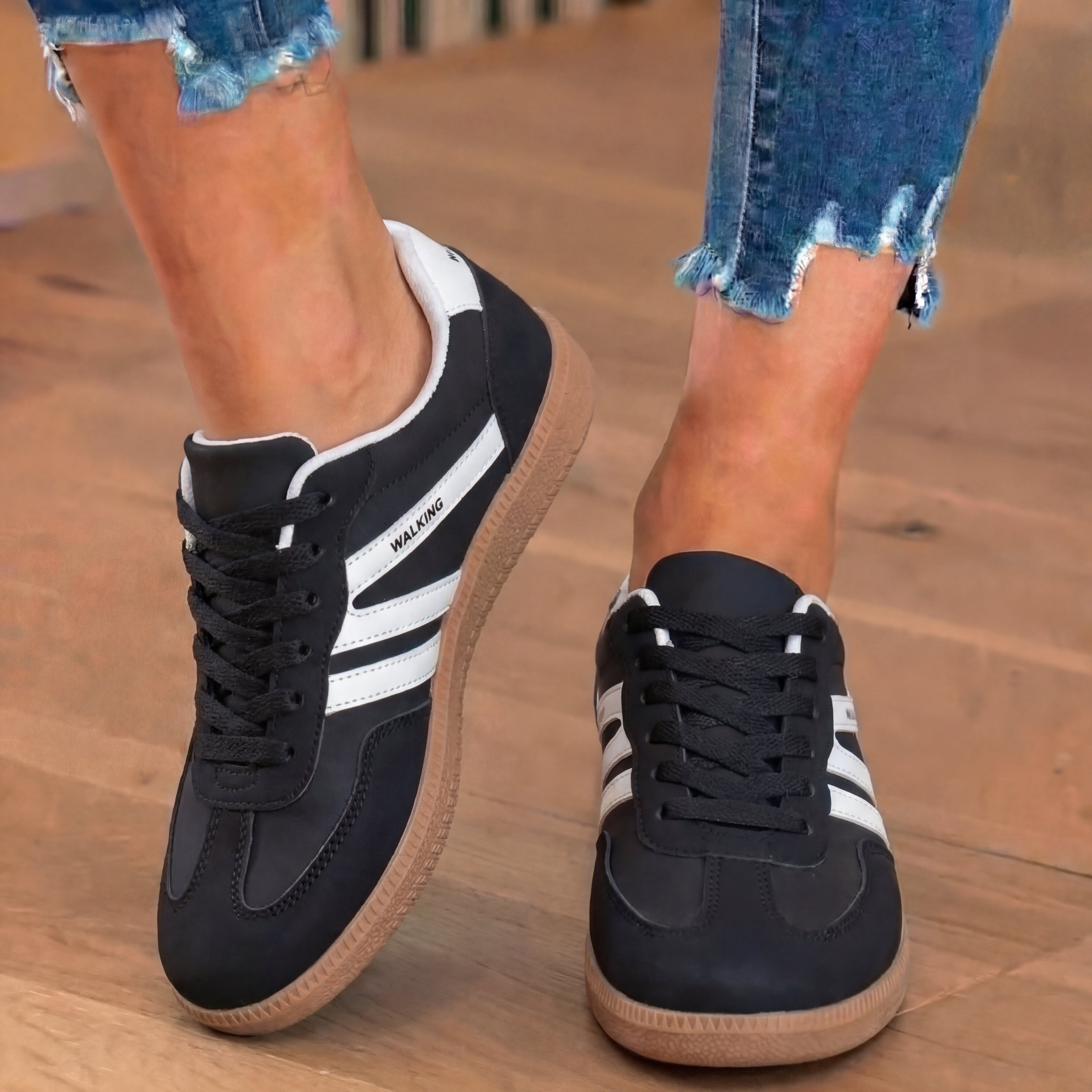Vintage inspirierte orthopädische Sneaker