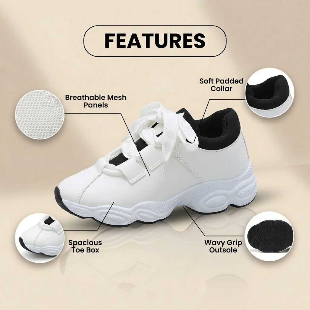Klassische Orthopädische Sneakers mit zeitlosem Stil