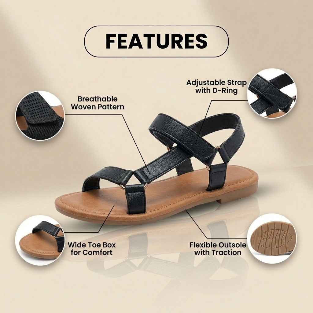 Elegante orthopädische Sandalen für jeden Schritt