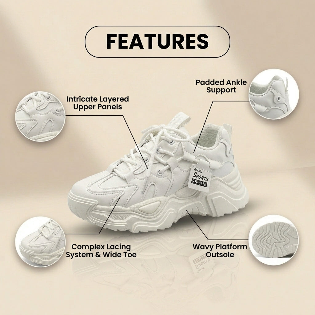 Anmutige Orthopädische Sneakers für modernen Look