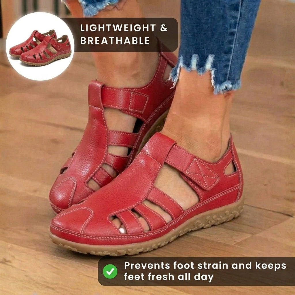 Vintage inspirierte Orthopädische Sandalen