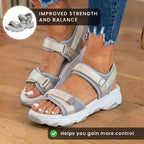Klassische Orthopädische Sandalen mit zeitlosem Stil