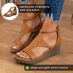 Vintage inspirierte Orthopädische Sandalen
