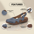 Orthopädische Leder-Spitzenschuhe - Seitlicher Ausschnitt-Detail