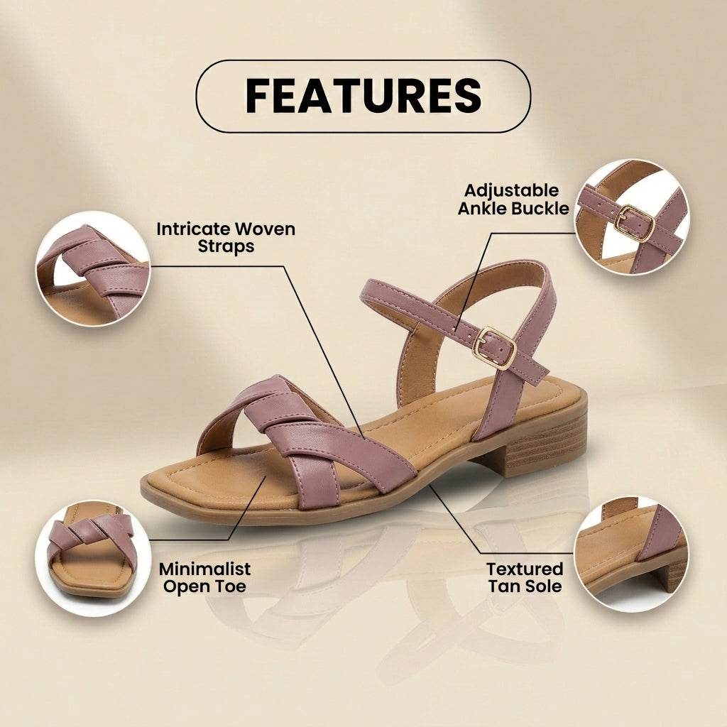 Schicke orthopädische Sandalen mit einzigartigem Design