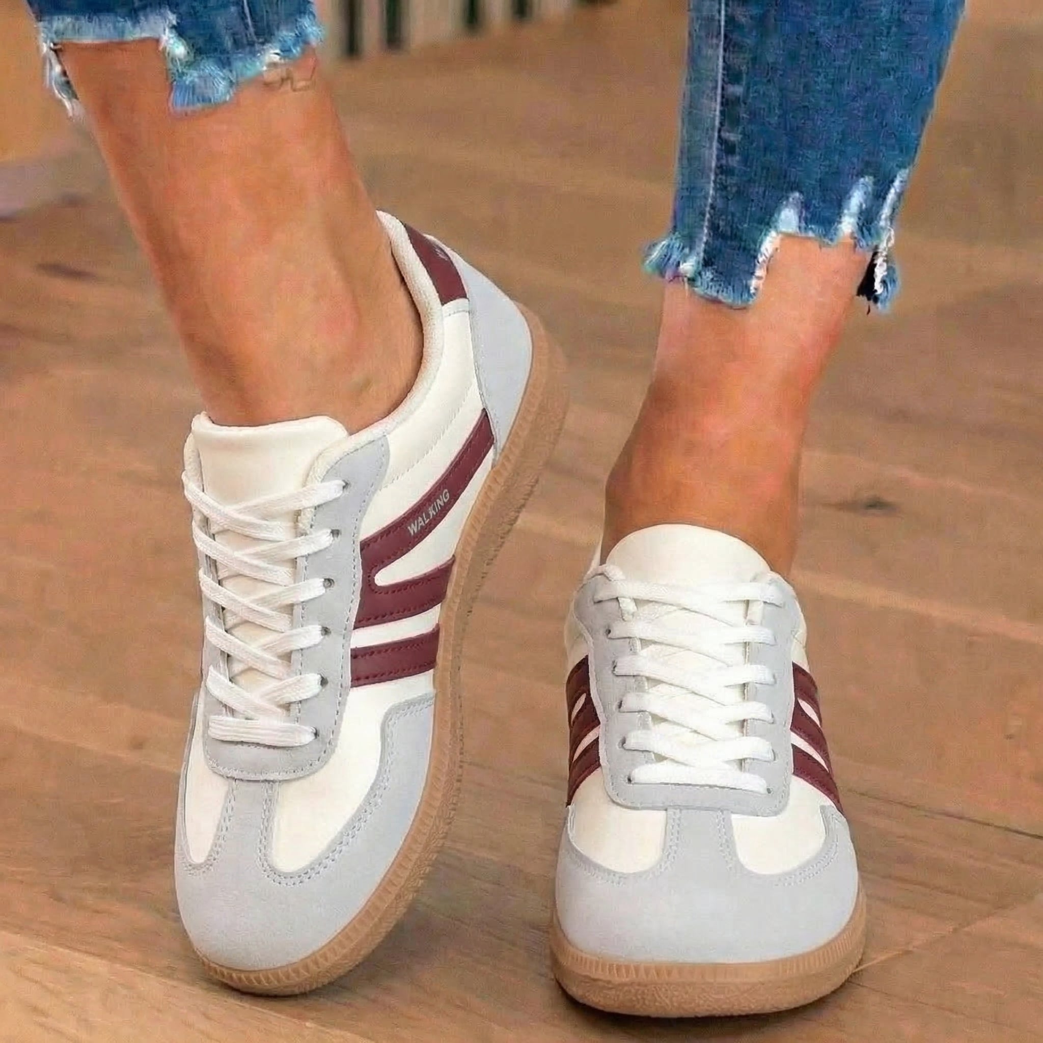 Vintage inspirierte orthopädische Sneaker