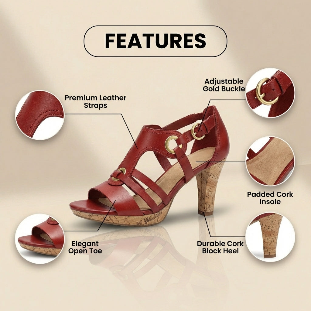 Schicke orthopädische Sandalen mit einzigartigem Design
