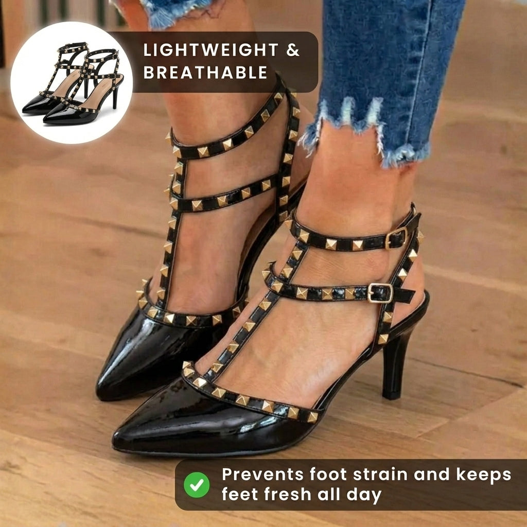 Klassische Orthopädische Absatzschuhe mit zeitlosem Stil