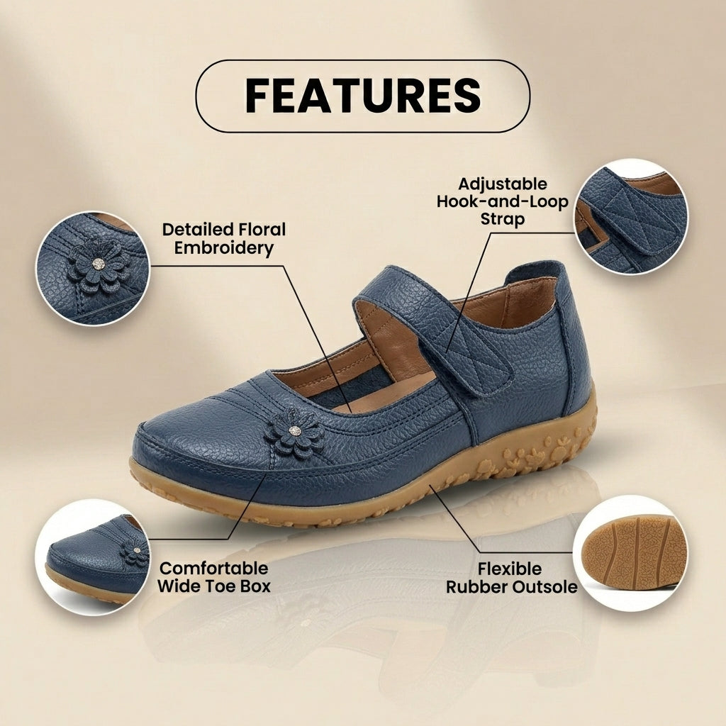 Vintage inspirierte Orthopädische Schuhe