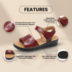 Vintage inspirierte Orthopädische Sandalen