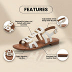 Bequeme orthopädische Sandalen für den täglichen Gebrauch