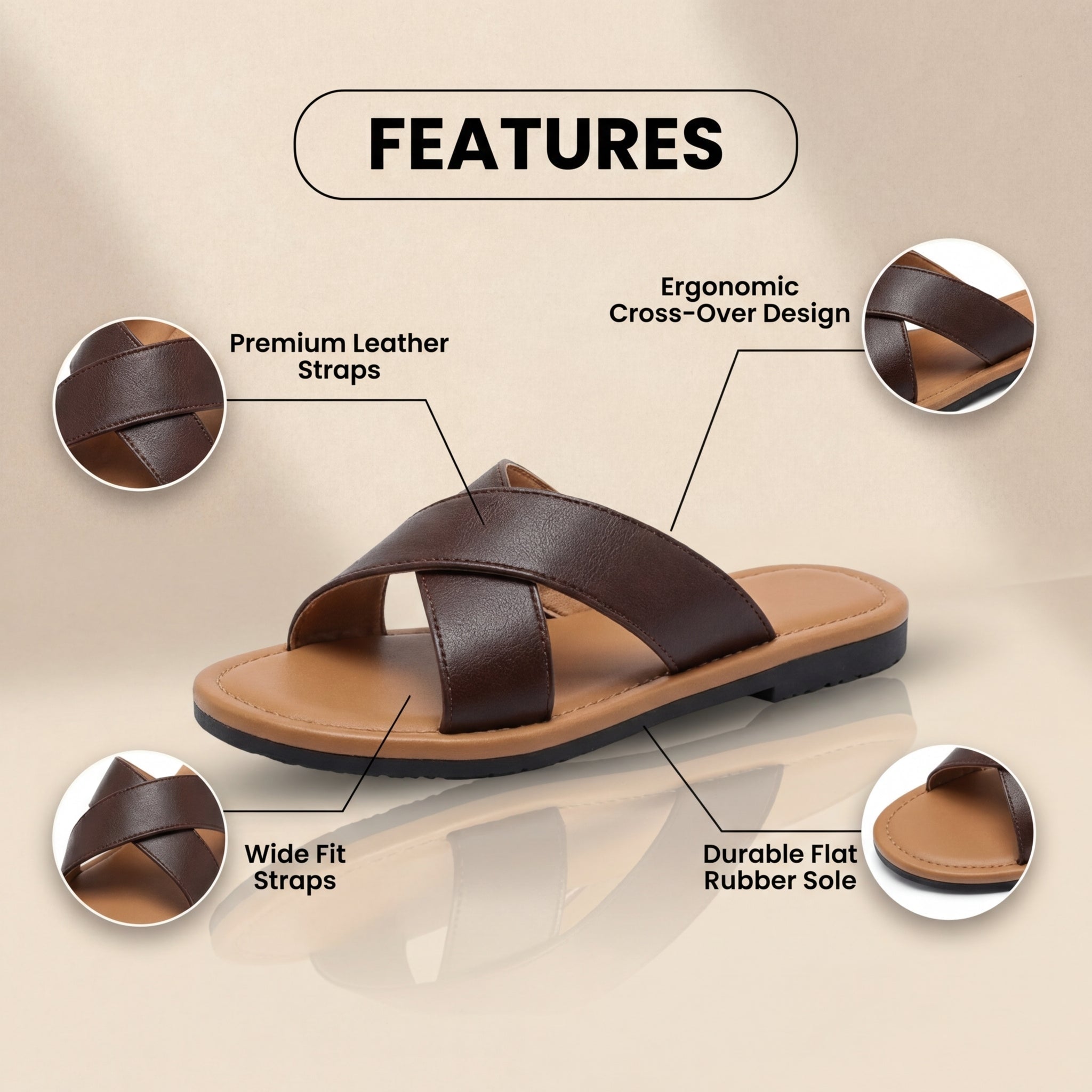 Schicke orthopädische Schuhe mit einzigartigem Design