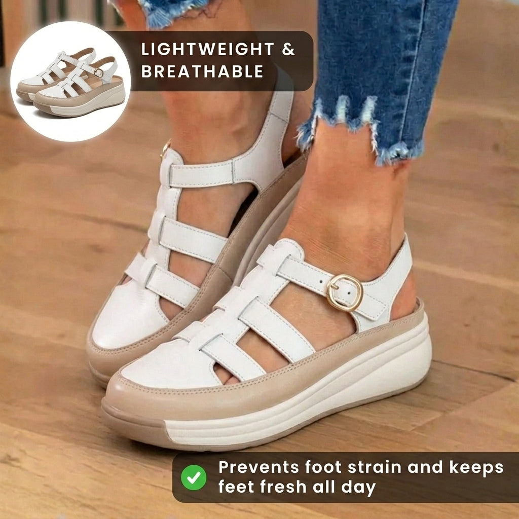 Klassische Orthopädische Sandalen mit zeitlosem Stil