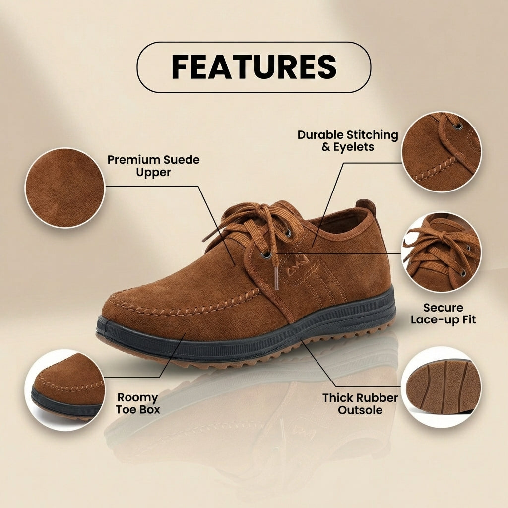Klassische orthopädische Schuhe mit zeitlosem Stil