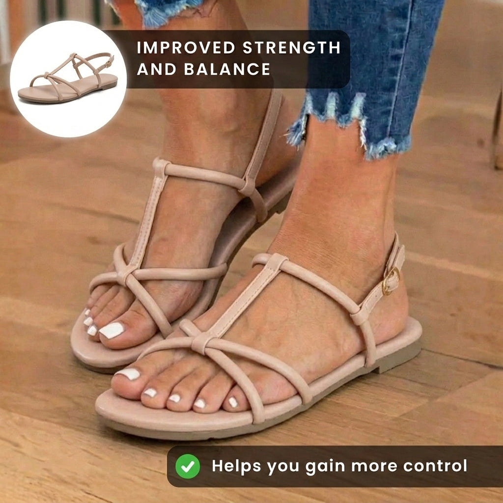 Klassische orthopädische Sandalen mit zeitlosem Stil