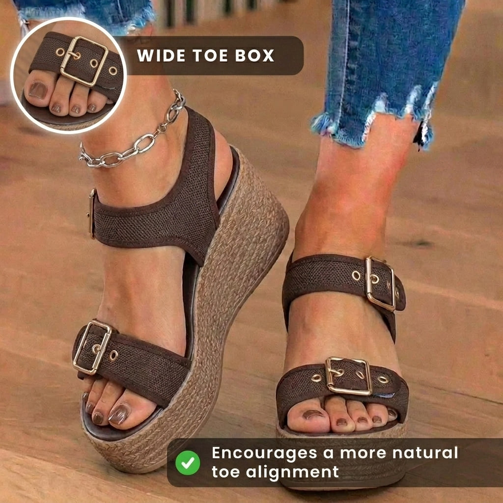Vintage inspirierte Orthopädische Sandalen