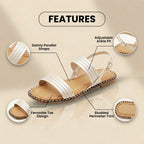 Wunderschön gefertigte orthopädische Sandalen