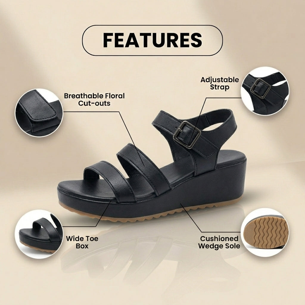 Elegante Orthopädische Sandalen für jeden Schritt