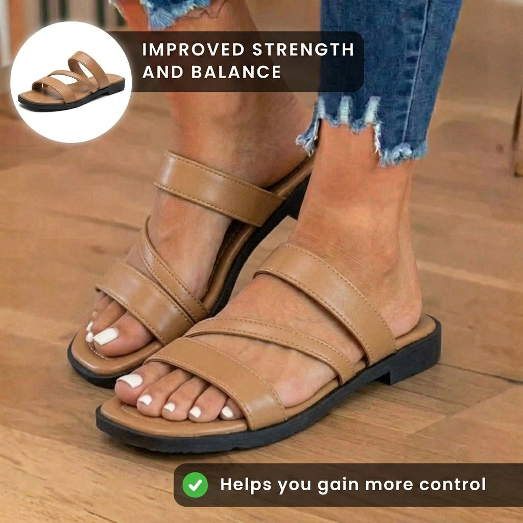 Vintage inspirierte Orthopädische Sandalen