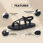 Bequeme orthopädische Sandalen für den täglichen Gebrauch