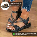 Klassische Orthopädische Sandalen mit zeitlosem Stil
