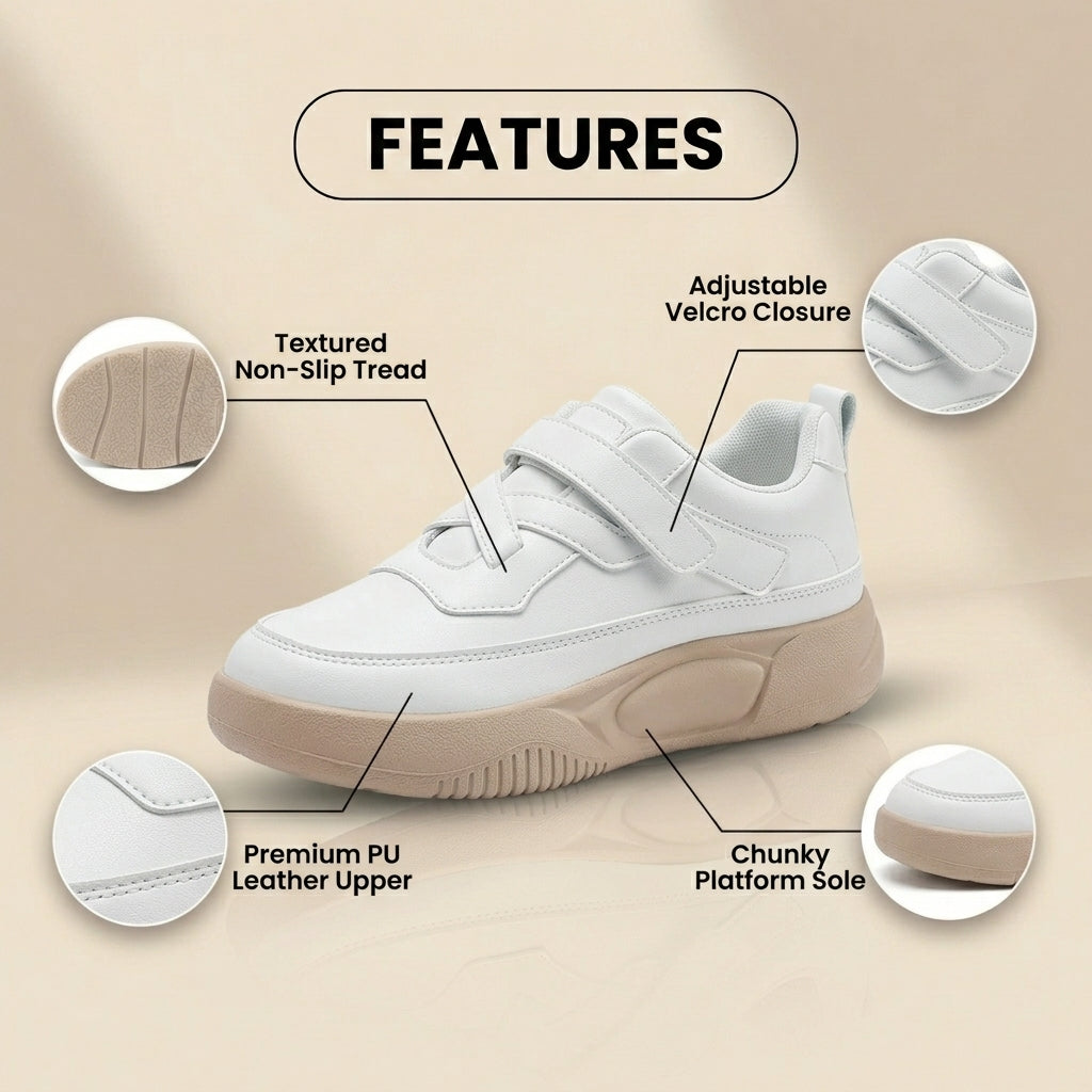 Vintage inspirierte Orthopädische Sneakers
