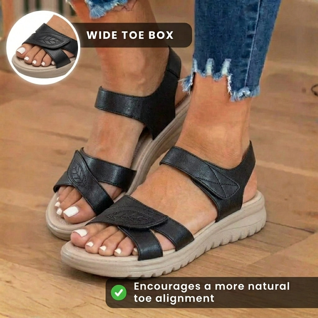 Wunderschön gefertigte orthopädische Sandalen
