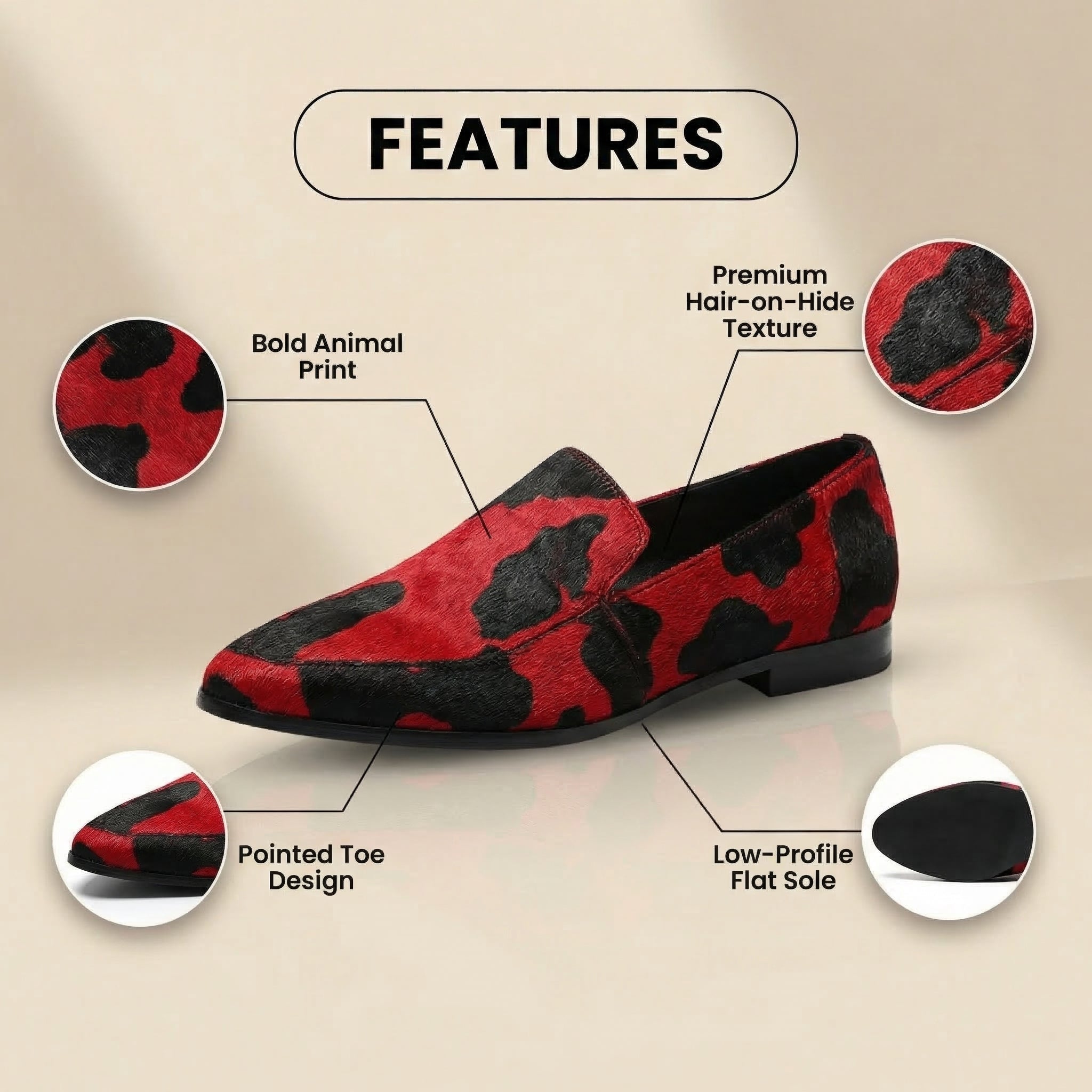 Schicke orthopädische Schuhe mit einzigartigem Design