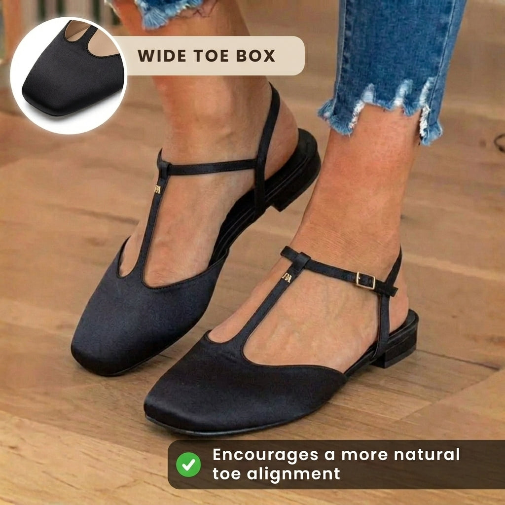 Vintage-inspirierte orthopädische Sandalen
