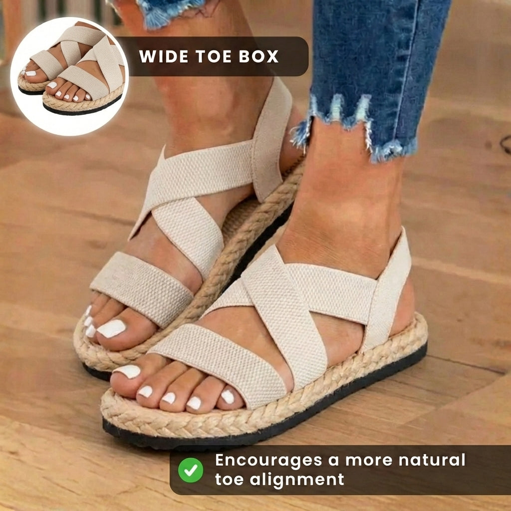 Elegante orthopädische Sandalen für modernes Aussehen