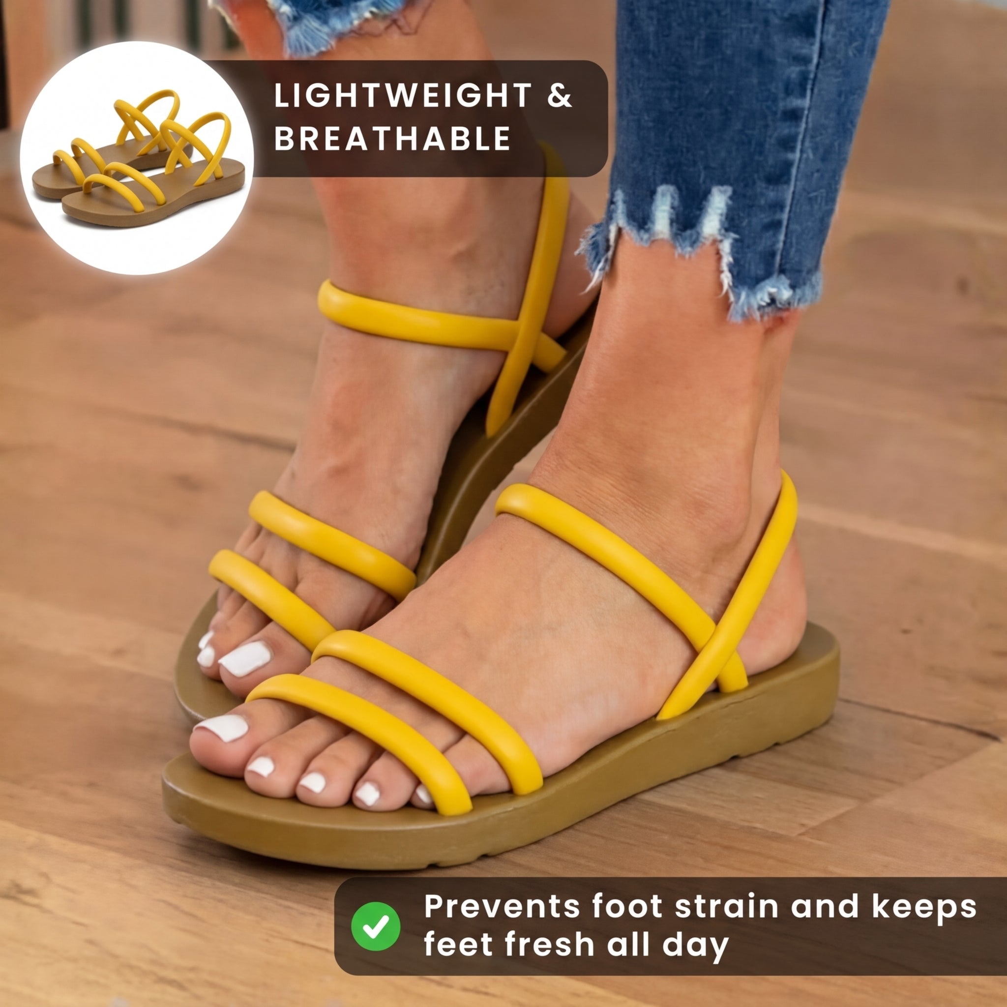 Elegante orthopädische Sandalen für jeden Schritt