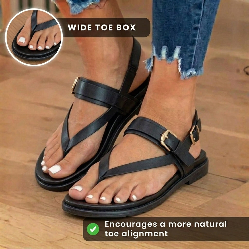 Wunderbar gefertigte orthopädische Sandalen