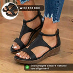 Vintage inspirierte Orthopädische Sandalen