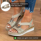 Vintage inspirierte Orthopädische Sandalen