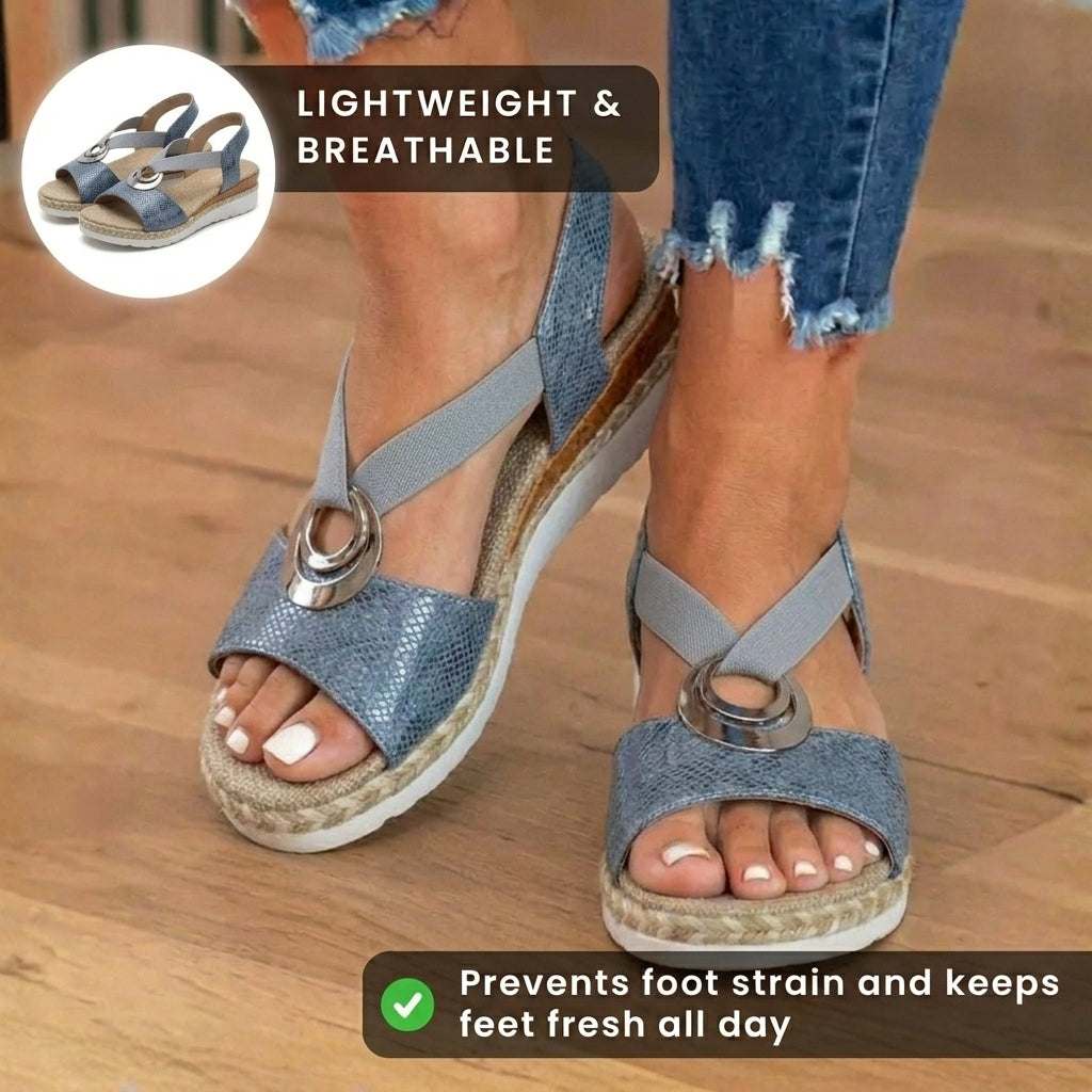 Vintage inspirierte Orthopädische Sandalen