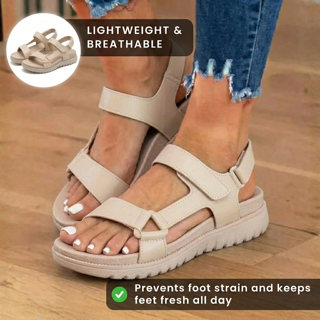 Klassische orthopädische Sandalen mit zeitlosem Stil