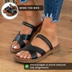 Klassische Orthopädische Sandalen mit zeitlosem Stil