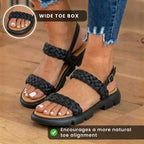Schicke orthopädische Sandalen mit einzigartigem Design